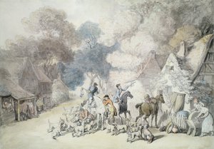 Sortie du matin, une scène dans la forêt de Windsor, c.1801 - Thomas Rowlandson